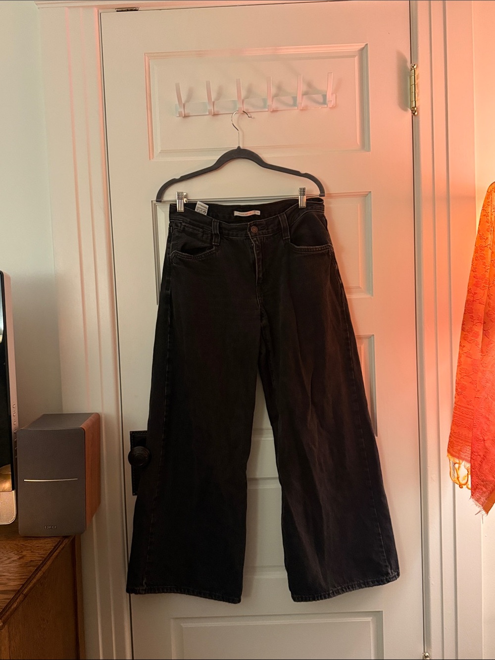 Levi's Black Wide-Leg Women's Jeans